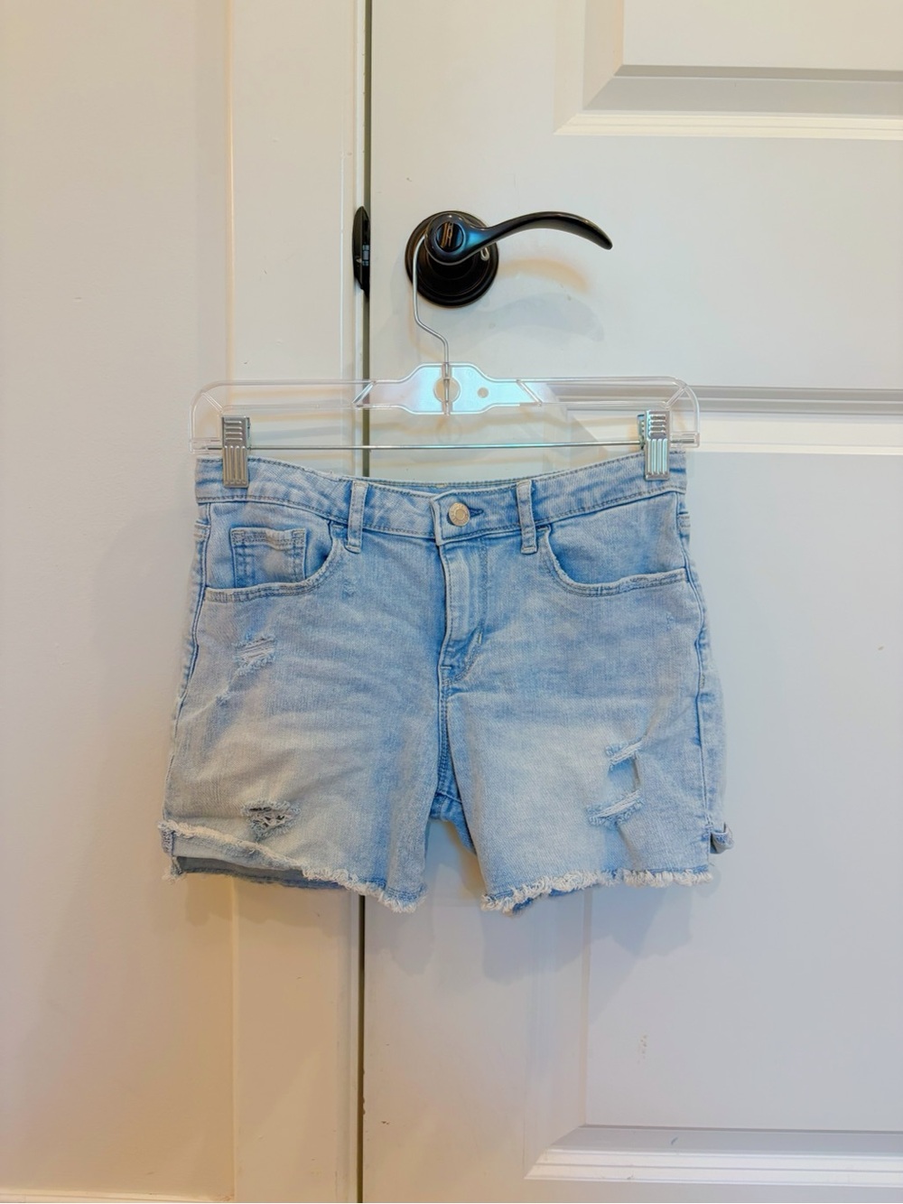 Girls Gap Jean Shorts Size 14 Mid Rise